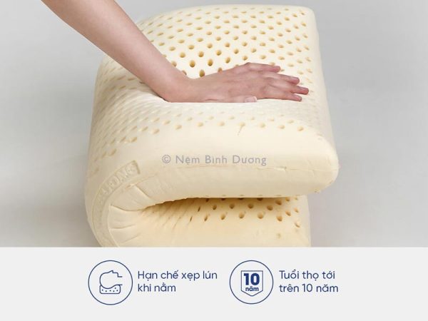 Gối cao su Kim Cương - Nệm Bình Dương