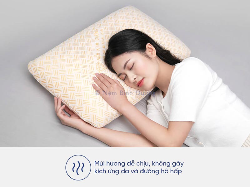 Gối cao su Kim Cương - Nệm Bình Dương