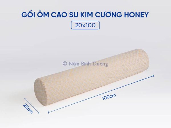 Gối Ôm Cao Su Kim Cương Honey