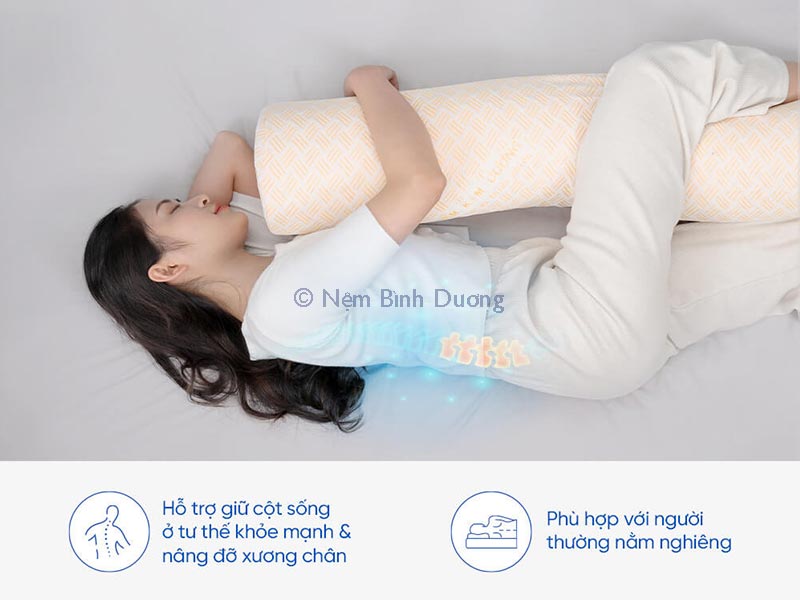 Gối Ôm Cao Su Kim Cương Honey