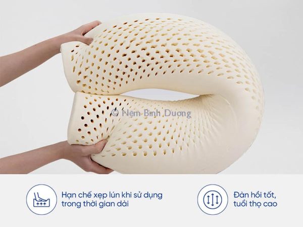 Gối ôm cao su Kim Cương - Nệm Bình Dương