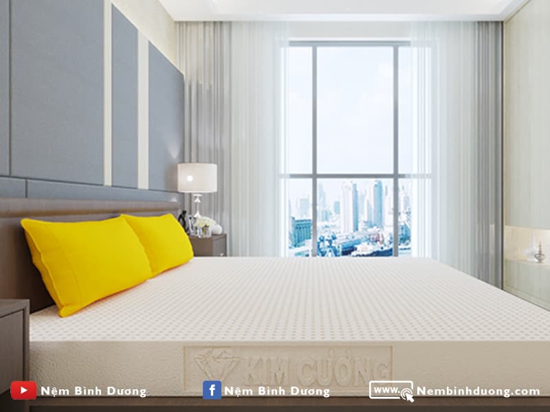 Nệm cao su Kim Cương Happy Gold - Nệm Bình Dương Nệm cao su Kim Cương Happy Gold - Nệm Bình Dương