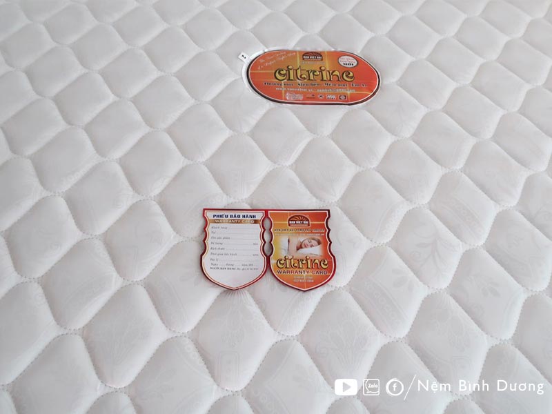 15 Nệm lò xo Citrine - Nệm Bình Dương