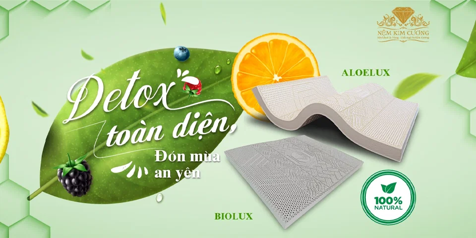 Nệm cao su Kim Cương