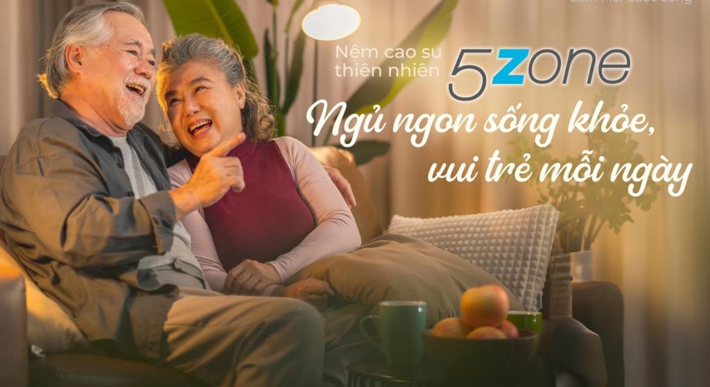 Nệm cao su thiên nhiên Liên Á Five Zone - Nệm Bình Dương